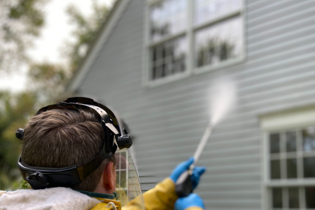 pressure washing
